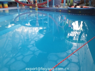 중국 방수 Polyaspartic 코팅 프로젝트 물 입방체 수영풀 및 물 위락 공원 협력 업체