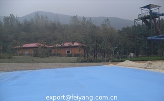 중국 방수 Polyaspartic 코팅 프로젝트 물 위락 공원, 수영풀 협력 업체